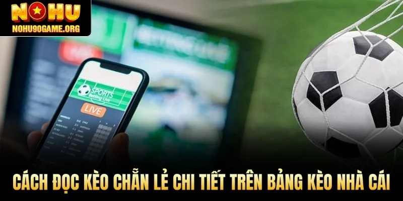 Cách đọc kèo chẵn lẻ chi tiết trên bảng kèo nhà cái